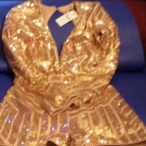 Flashy Sequin Romper